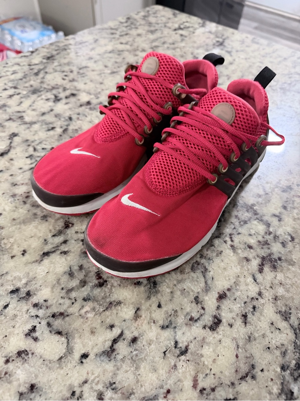 Nike Air Presto GS University Red Black 833875-600 - Size 7Y  youth